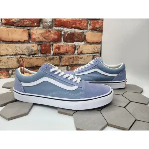 Vans Men Sz 13 Old Skool Knu Sneakers COLOR THEORY Dusty Blue Unc Baby Powder