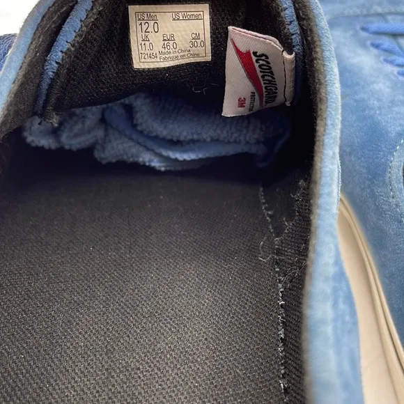 Vans Mens 8 Pro Blues Blue Ashes White  Suede Sneakers