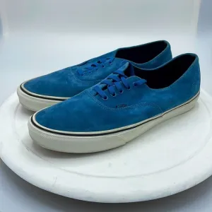 Vans Mens 8 Pro Blues Blue Ashes White  Suede Sneakers