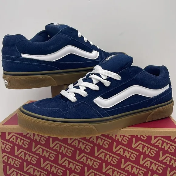 Vans Men’s Caldrone Suede Dress Blues/GumVN0A5JM2FS1 Sneakers