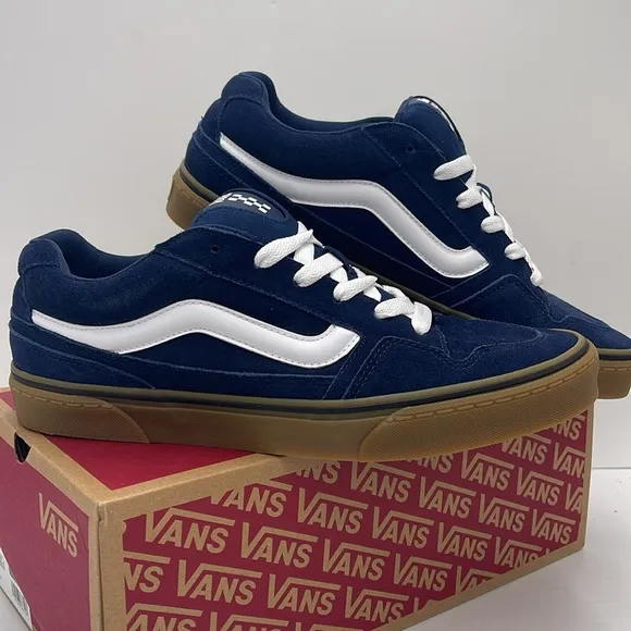 Vans Men’s Caldrone Suede Dress Blues/GumVN0A5JM2FS1 Sneakers