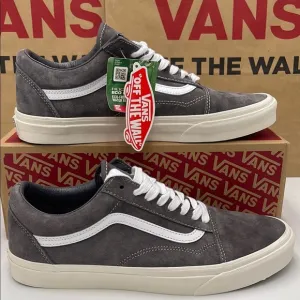 Vans Men’s Old Skool(Pig Suede) Rabbit/Snow WhiteVN0A5KRF888 Sneakers