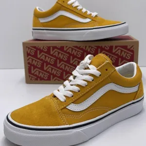 Vans Men’s Yellow Suede Sneakers Old SkoolColor Theory Golden YelloVN0A5KRSF3X