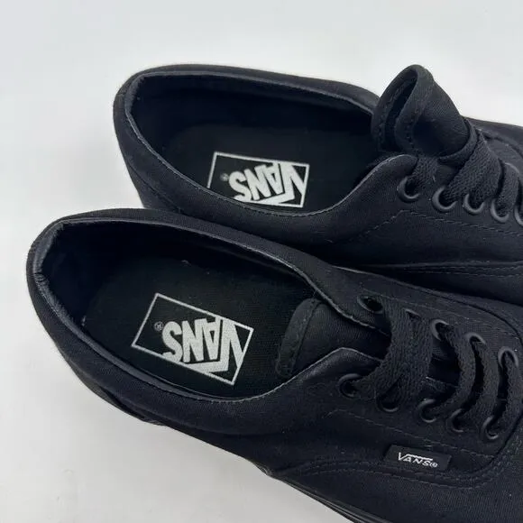 Vans Off The Wall Era Low Top Skate Shoes Triple Black Unisex US M7/W8.5 EU 39