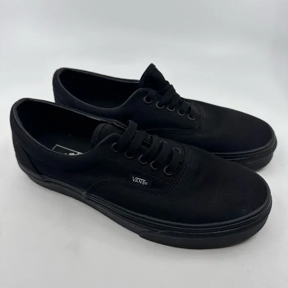 Vans Off The Wall Era Low Top Skate Shoes Triple Black Unisex US M7/W8.5 EU 39