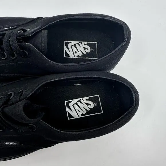 Vans Off The Wall Era Low Top Skate Shoes Triple Black Unisex US M7/W8.5 EU 39