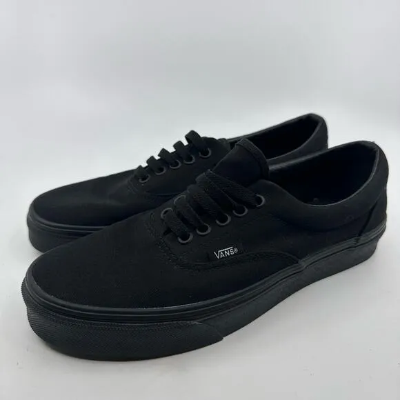 Vans Off The Wall Era Low Top Skate Shoes Triple Black Unisex US M7/W8.5 EU 39