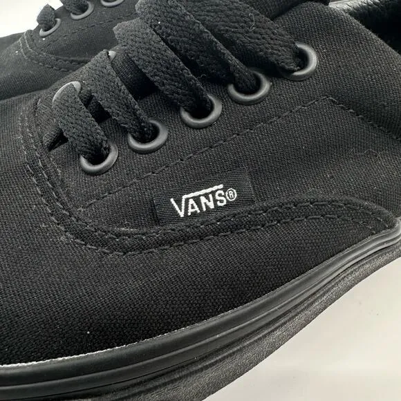 Vans Off The Wall Era Low Top Skate Shoes Triple Black Unisex US M7/W8.5 EU 39