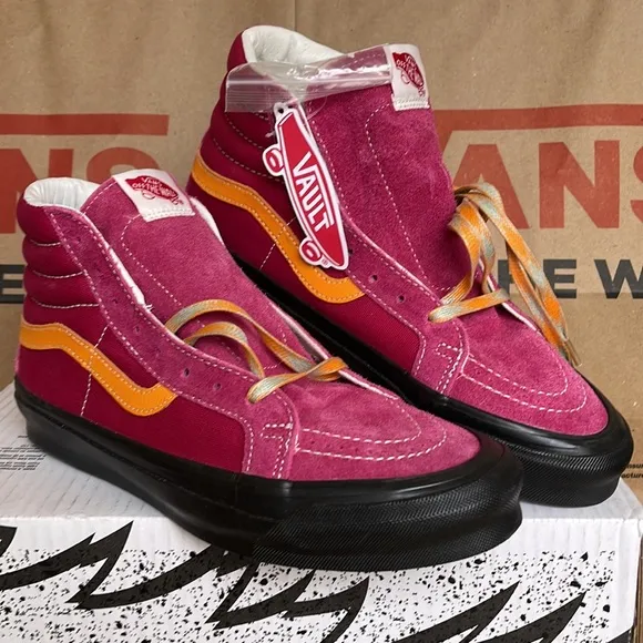 Vans Og Sk8-Hi Lx Heiry Suede Cerise/Apricot WMNS
