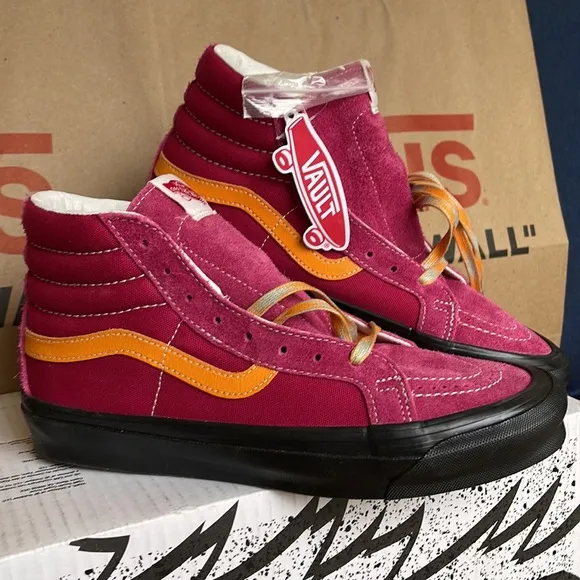 Vans Og Sk8-Hi Lx Heiry Suede Cerise/Apricot WMNS