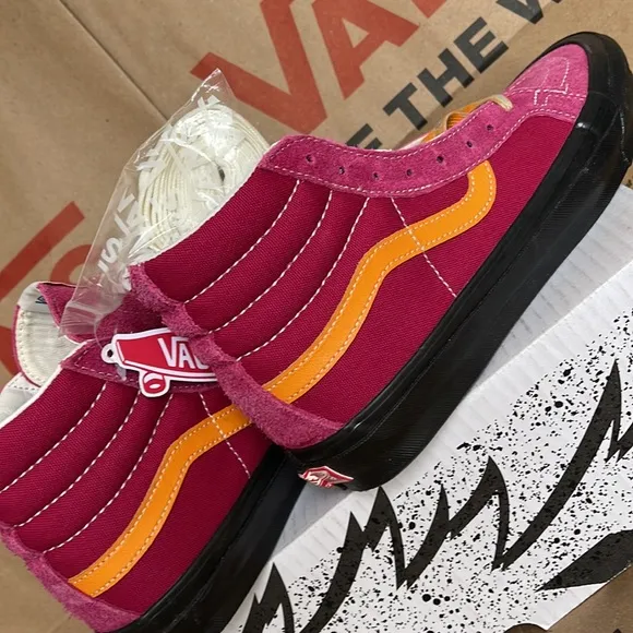 Vans Og Sk8-Hi Lx Heiry Suede Cerise/Apricot WMNS