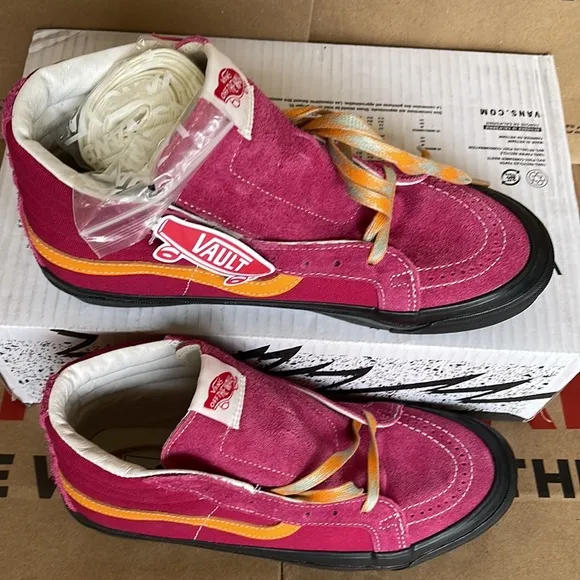Vans Og Sk8-Hi Lx Heiry Suede Cerise/Apricot WMNS