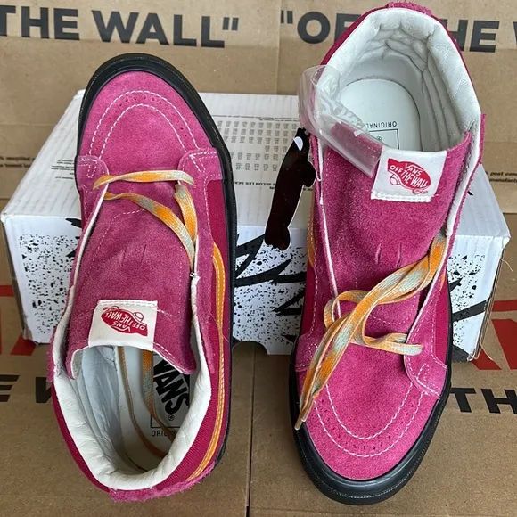 Vans Og Sk8-Hi Lx Heiry Suede Cerise/Apricot WMNS