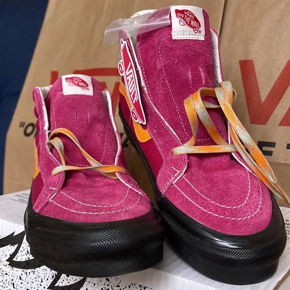 Vans Og Sk8-Hi Lx Heiry Suede Cerise/Apricot WMNS