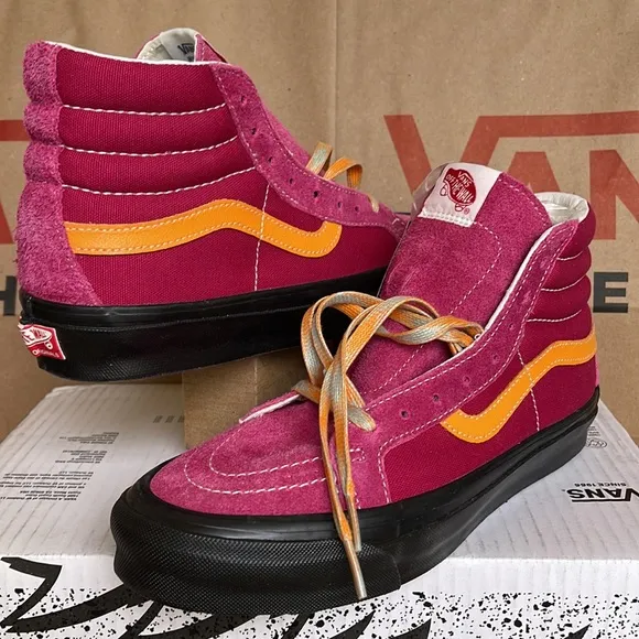 Vans Og Sk8-Hi Lx Heiry Suede Cerise/Apricot WMNS