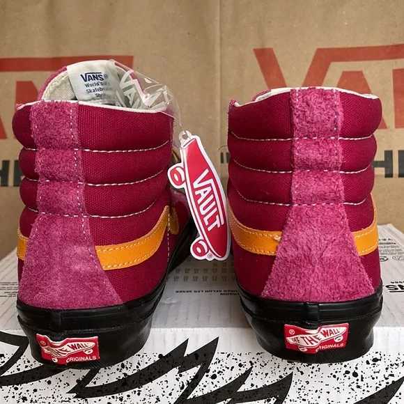 Vans Og Sk8-Hi Lx Heiry Suede Cerise/Apricot WMNS