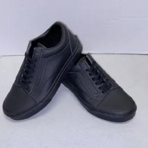 Vans Old Skool Classic Tumble black leather