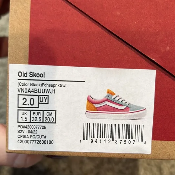 VANS Old Skool Color Block Sneakers Youth 2