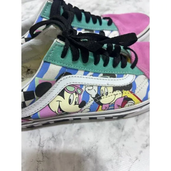 Vans Old Skool Disney 80s Mickey Mouse Limited Edition Sneaker 6.5 Suede Pastel