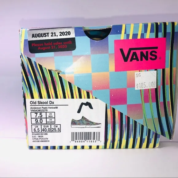 VANS Old Skool DX Anderson Paak  Multicolor Shoes