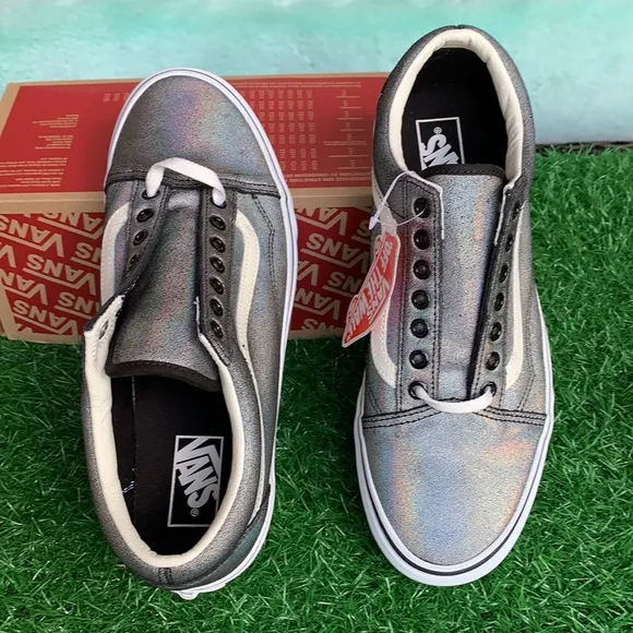 VANS OLD SKOOL PRISM SUEDE BLACK/TRUE WHITE WMNS