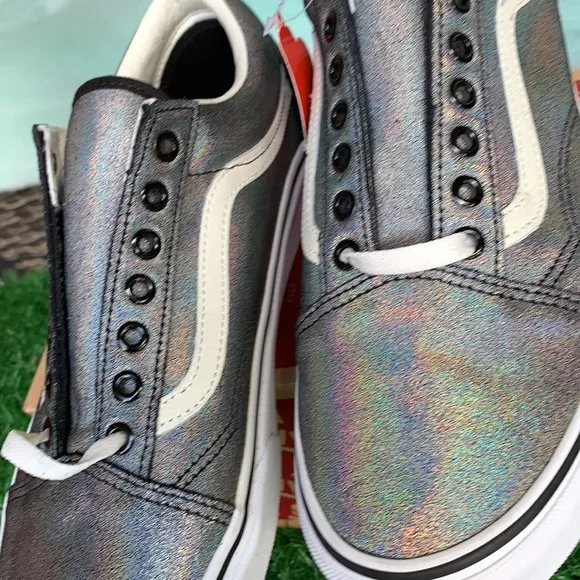 VANS OLD SKOOL PRISM SUEDE BLACK/TRUE WHITE WMNS