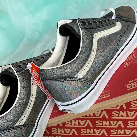 VANS OLD SKOOL PRISM SUEDE BLACK/TRUE WHITE WMNS