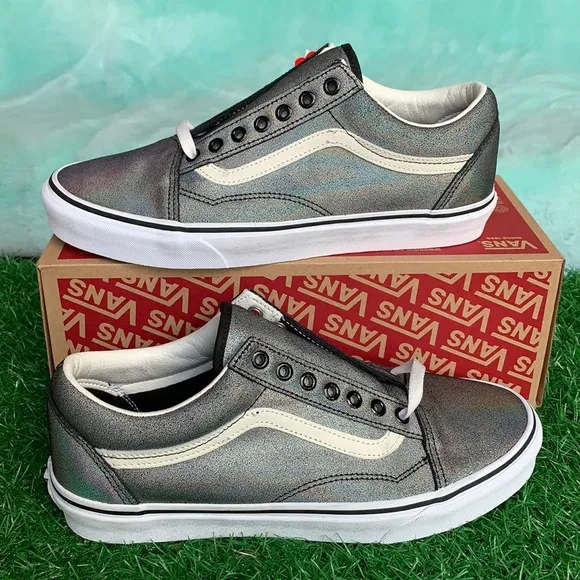 VANS OLD SKOOL PRISM SUEDE BLACK/TRUE WHITE WMNS