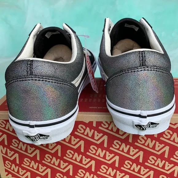 VANS OLD SKOOL PRISM SUEDE BLACK/TRUE WHITE WMNS