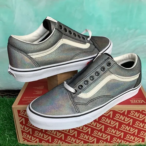 VANS OLD SKOOL PRISM SUEDE BLACK/TRUE WHITE WMNS