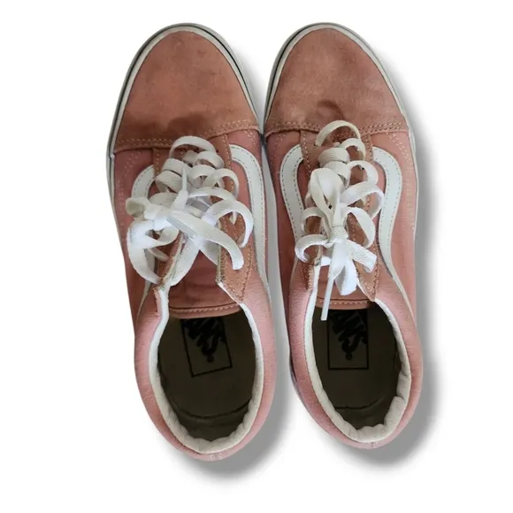 Vans Old Skool Rosette/White Suede Sneakers