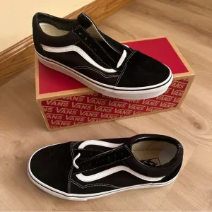 Vans Old Skool School Black White Classic Shoes Suede Canvas Upper M11