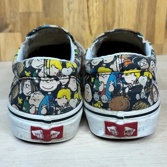 Vans Peanuts, Charlie Brown Classic Slip On Sneaker 8