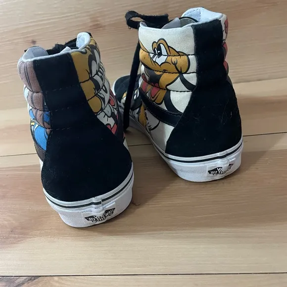 Vans SK8 Hi Disney Mickey and Friends Sneakers Men’s Size 9.5 M