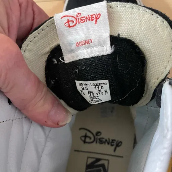 Vans SK8 Hi Disney Mickey and Friends Sneakers Men’s Size 9.5 M