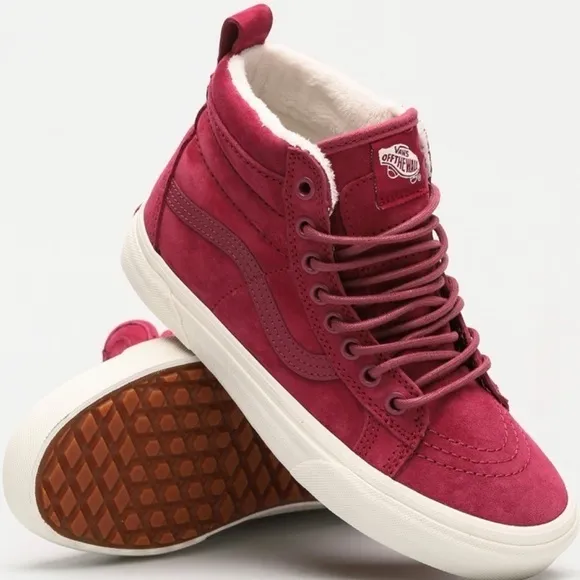 Vans Sk8-Hi Mte Suede Sneaker Dry Rose Size 9.5 Women