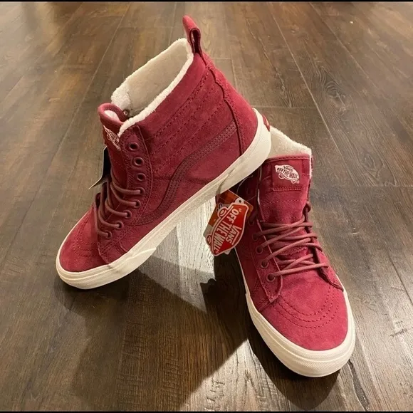 Vans Sk8-Hi Mte Suede Sneaker Dry Rose Size 9.5 Women