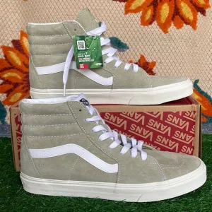 Vans Sk8-Hi Pig Suede Moss Gray/Snow White Men’s sneakers
