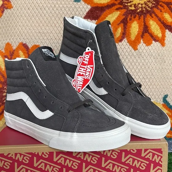 Vans Sk8-Hi Reissue Suede Raven/Blanc de Blanc WMNS sneakers