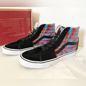 Vans Sk8-Hi Retro Mart Black Multi VN0A32QG4UB  Women 10.5 Mens 9.0