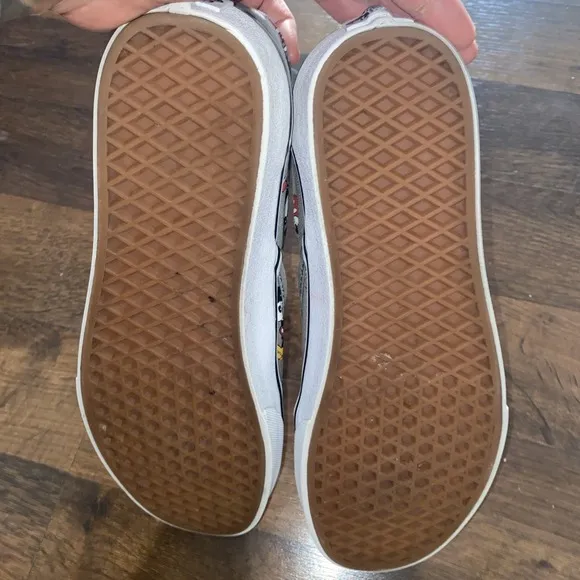 Vans Slip On X Disney Mickey Mouse Size M11/W12.5 Slip On Gray Shoes Sneakers