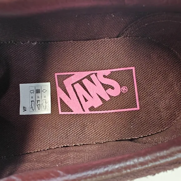 Vans Sport Low POP Brown Pink Burgundy Suede Casual Skateboard Sneakers Men's 7