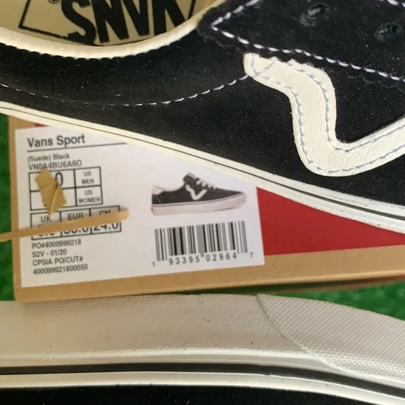 VANS SPORT SUEDE BLACK WMNS