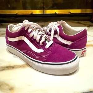 Vans Suede Women’s Old School Color Theory Dark Purple Sneakers Size 6.5