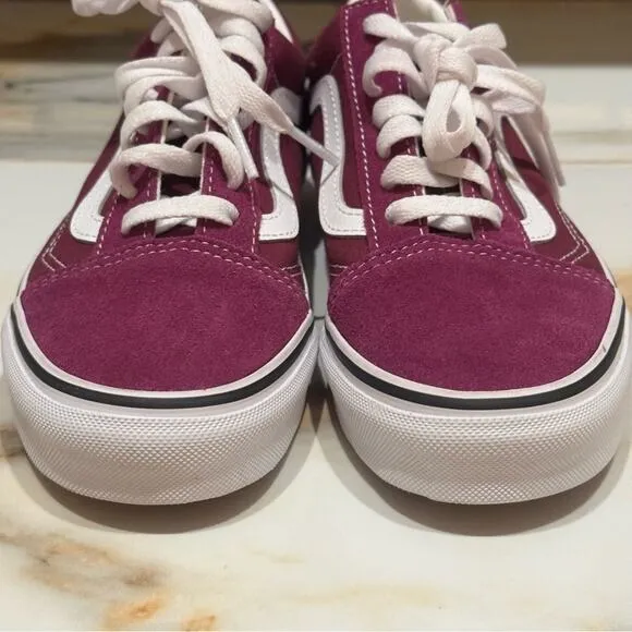 Vans Suede Women’s Old School Color Theory Dark Purple Sneakers Size 6.5