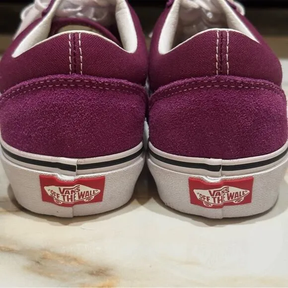 Vans Suede Women’s Old School Color Theory Dark Purple Sneakers Size 6.5