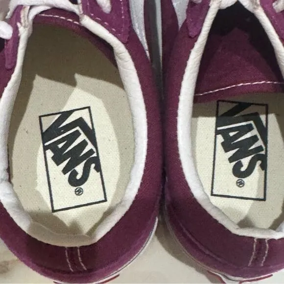 Vans Suede Women’s Old School Color Theory Dark Purple Sneakers Size 6.5
