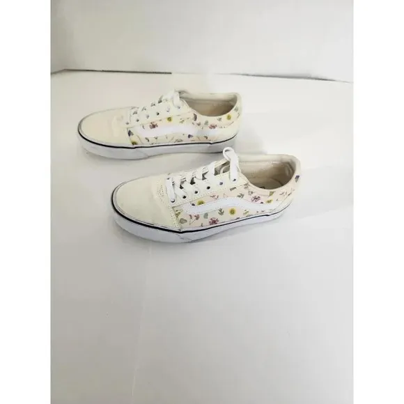 Vans Suede/Canvas, Women’s Low-Top SneakersWomen's Size 6.5 Pressed Flor…