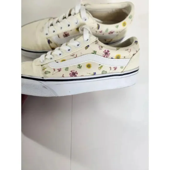 Vans Suede/Canvas, Women’s Low-Top SneakersWomen's Size 6.5 Pressed Flor…