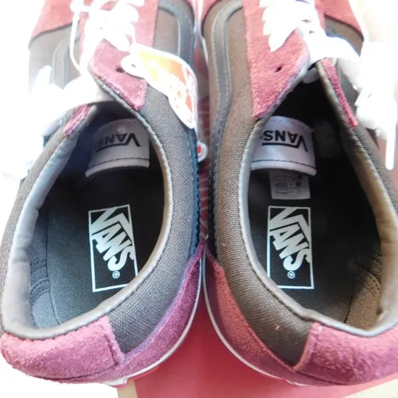 VANS Ward Suede/Canvas Port Royale /White Youth Kids Sneakers Size 6 New in Box